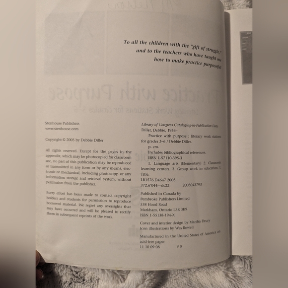 Teacher Book: Practice with Purpose Literacy Work Stations for Grades 3rd-6th - Picture 6 of 15